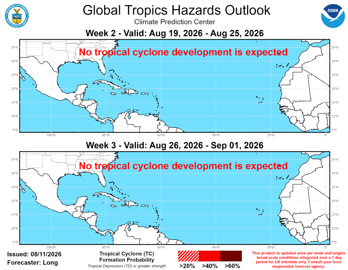 Global Tropics Outlook - Two Weeks