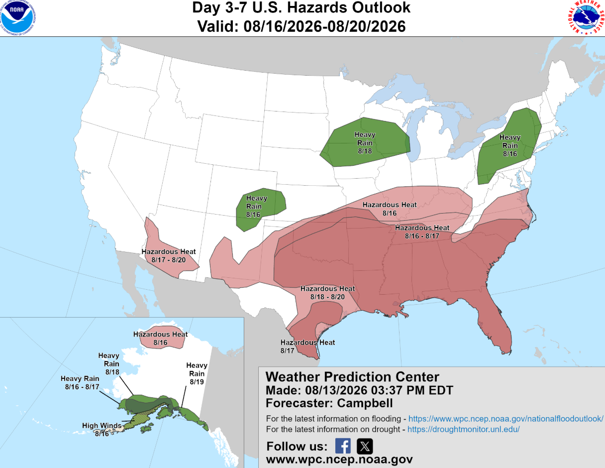 3-7 Day Hazard Outlook