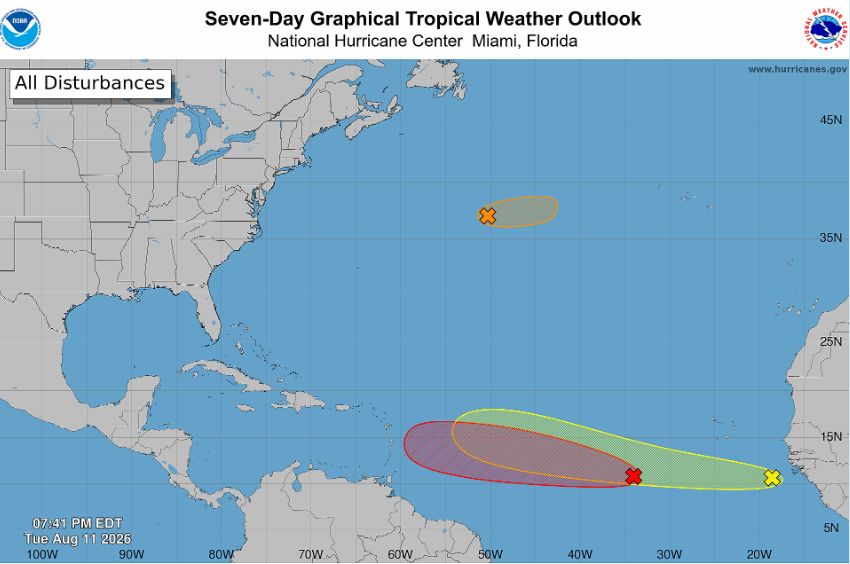 Tropic Update 8/12/26 0700